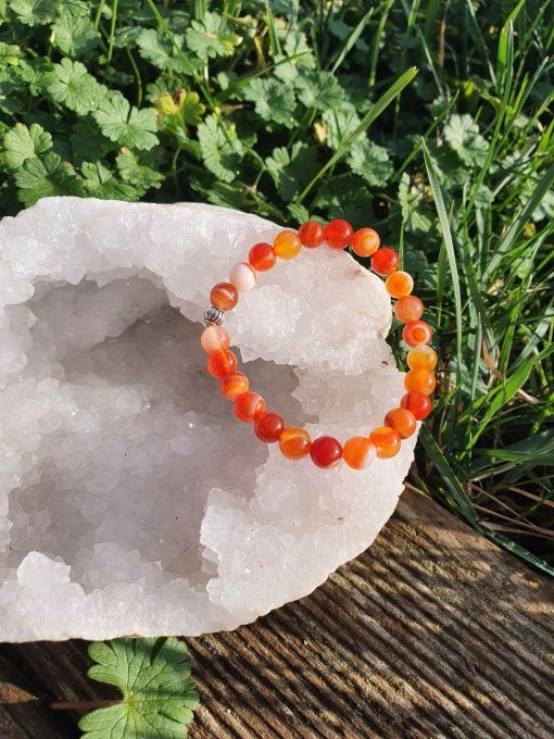 Agate Orange 6mm