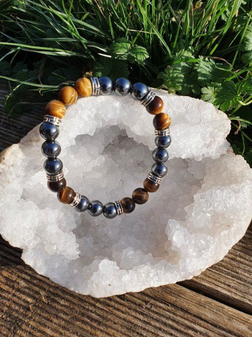 Œil de tigre Hématite 8mm