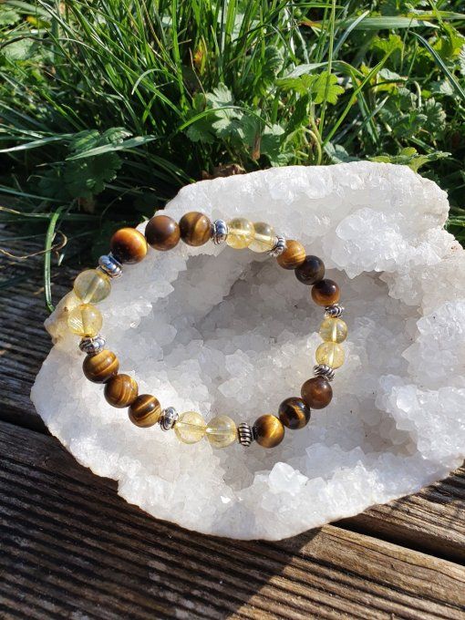 citrine Oeil de tigre 8mm