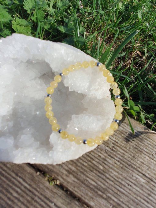 Bracelet Citrine 6mm