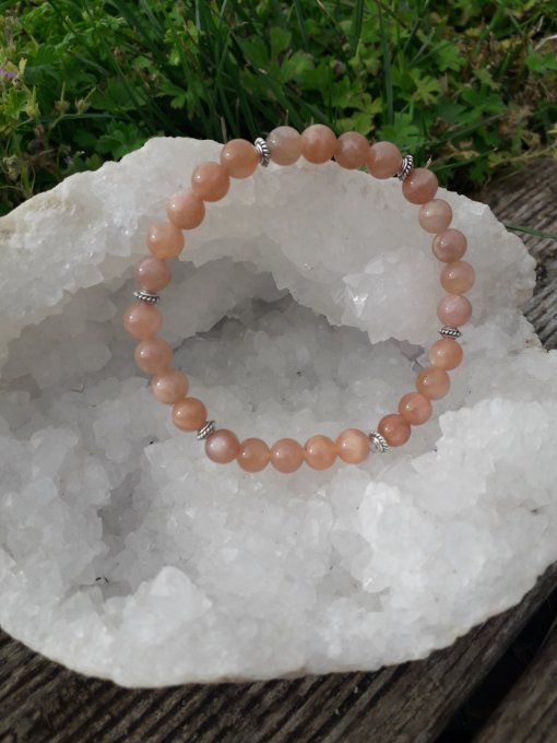 Bracelet Pierre de Soleil 6 mm