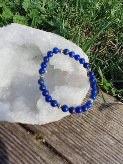 Bracelet Lapis-Lazuli 6 mm