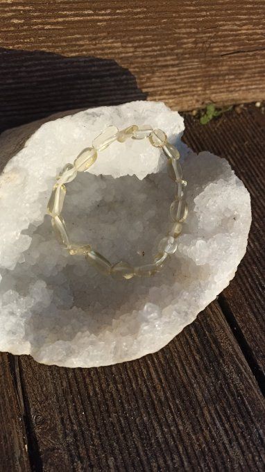 Bracelet Citrine Pépites
