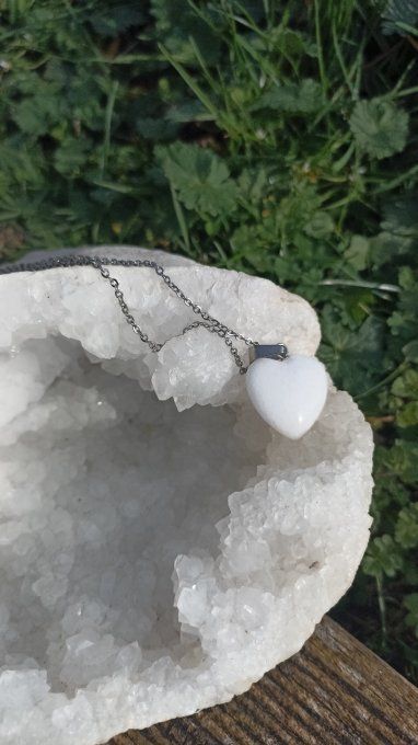 Collier Jade Blanc