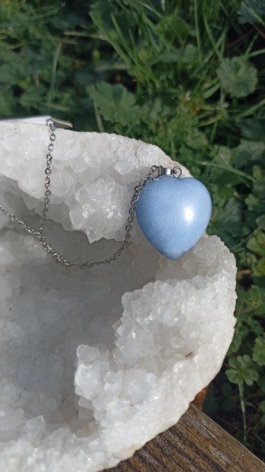 Collier Jade Bleu