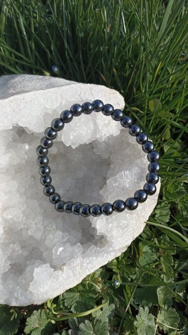 Bracelet Hématite 6 mm